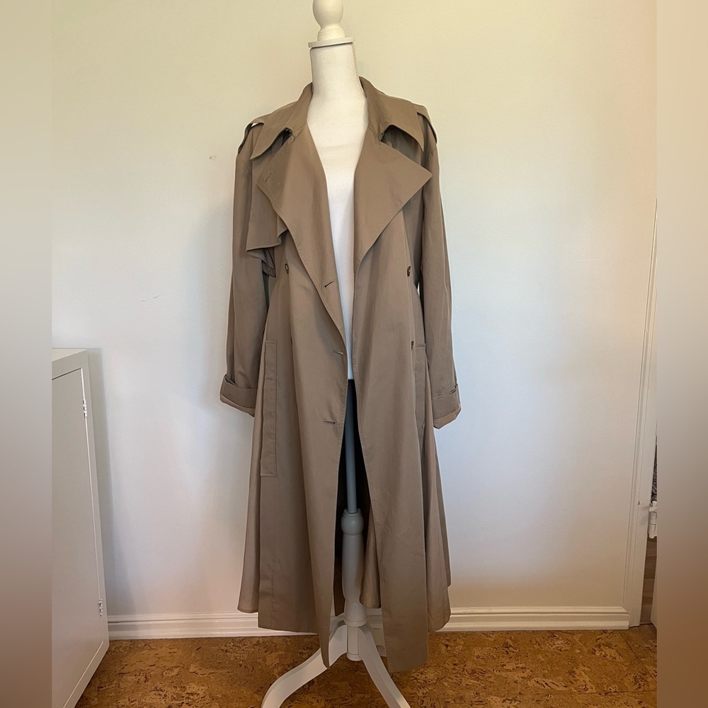 Rokh Tan Women's Trench Coat, size M